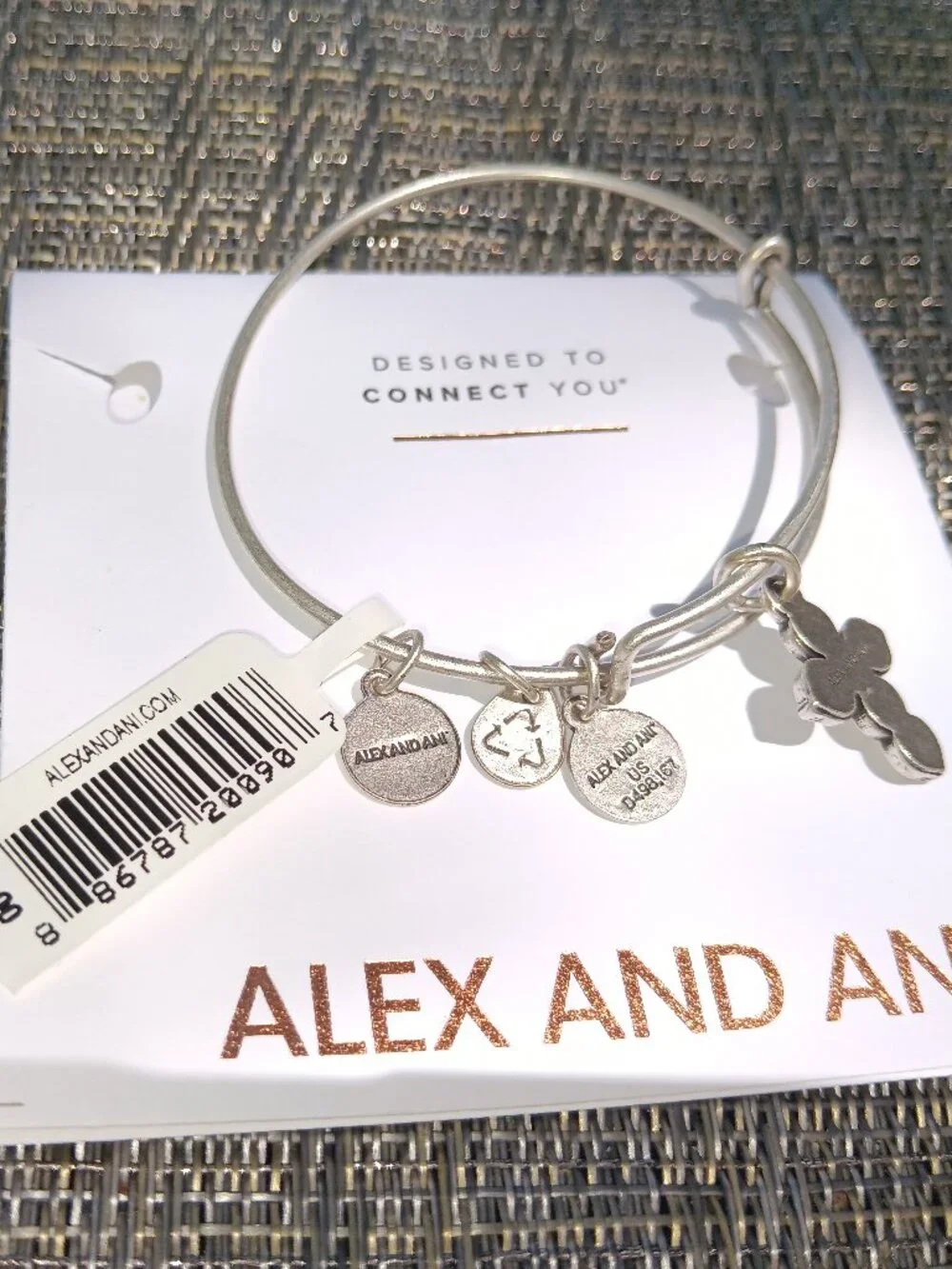 Alex and Ani cross bracelet